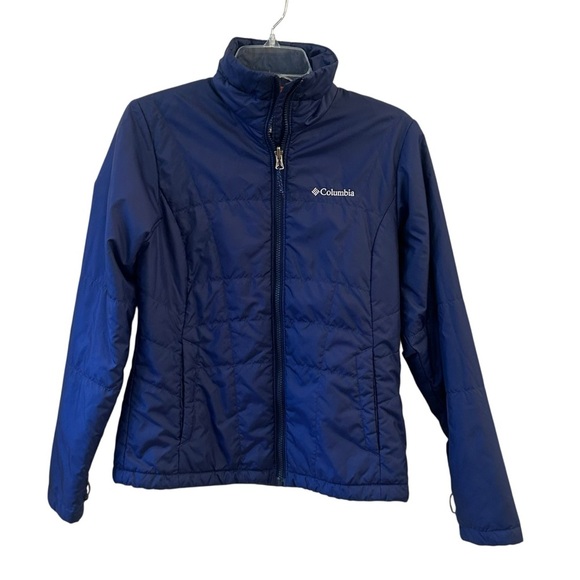 Columbia Women's Lightweight Blue Puffer Jacket Coat Size XS - Picture 1 of 9